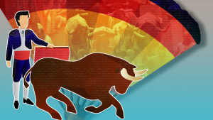 مهرجان القديس سان فيرمن وتحدي الثيران الإسباني