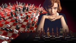 The-Queen's-Gambit مسلسل مناورة الملكة  cast  طاقم مسلسلات نتفليكس